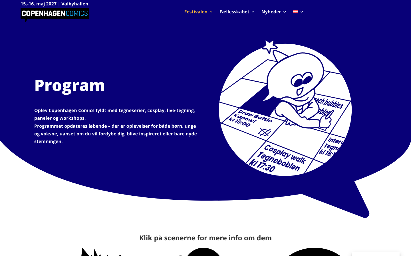 Programmet — skærmbillede